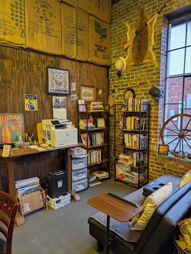 Reading corner and library